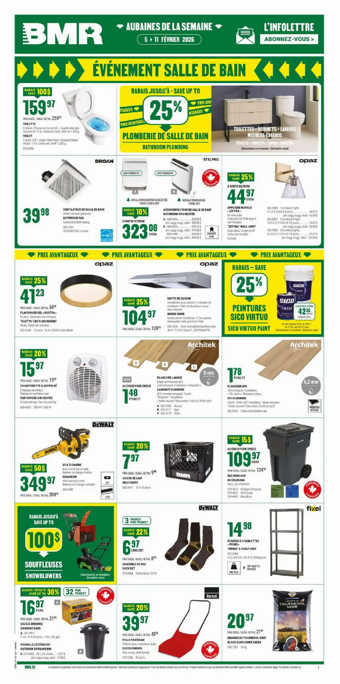 Circulaire Bmr - Circulaire cette semaine