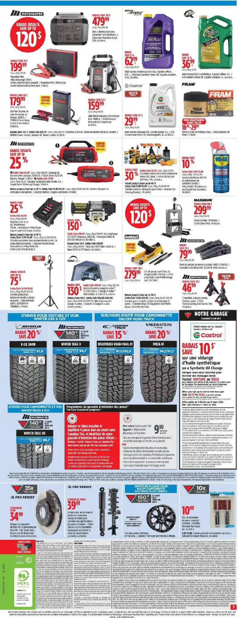 Page 7 - Circulaire Canadian Tire du 16 avril au 22 avril 2026