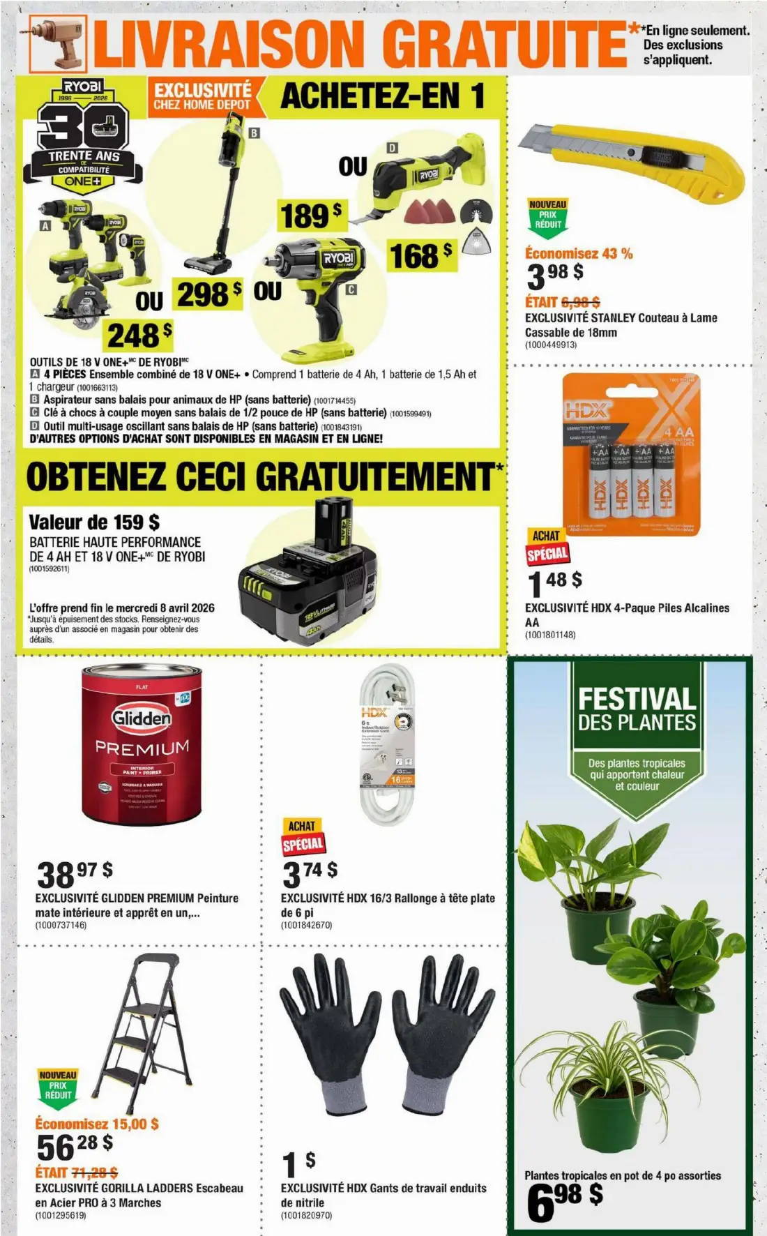 Page 2 - Circulaire Home Depot du 16 avril au 22 avril 2026