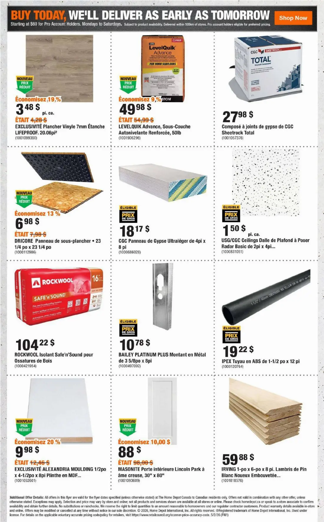 Page 8 - Circulaire Home Depot du 16 avril au 22 avril 2026