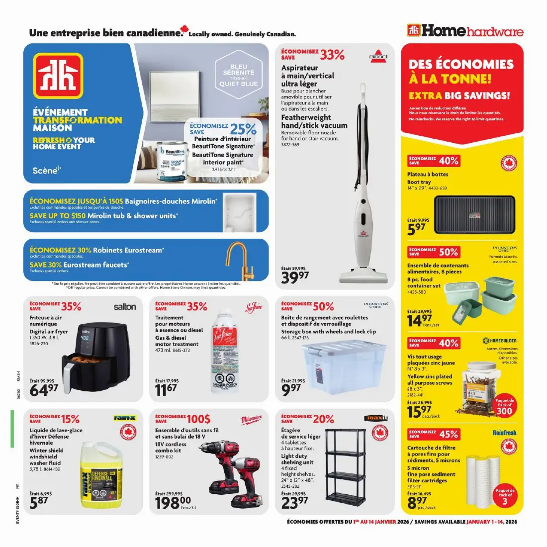 Circulaire Home Hardware - Offres actuelles
