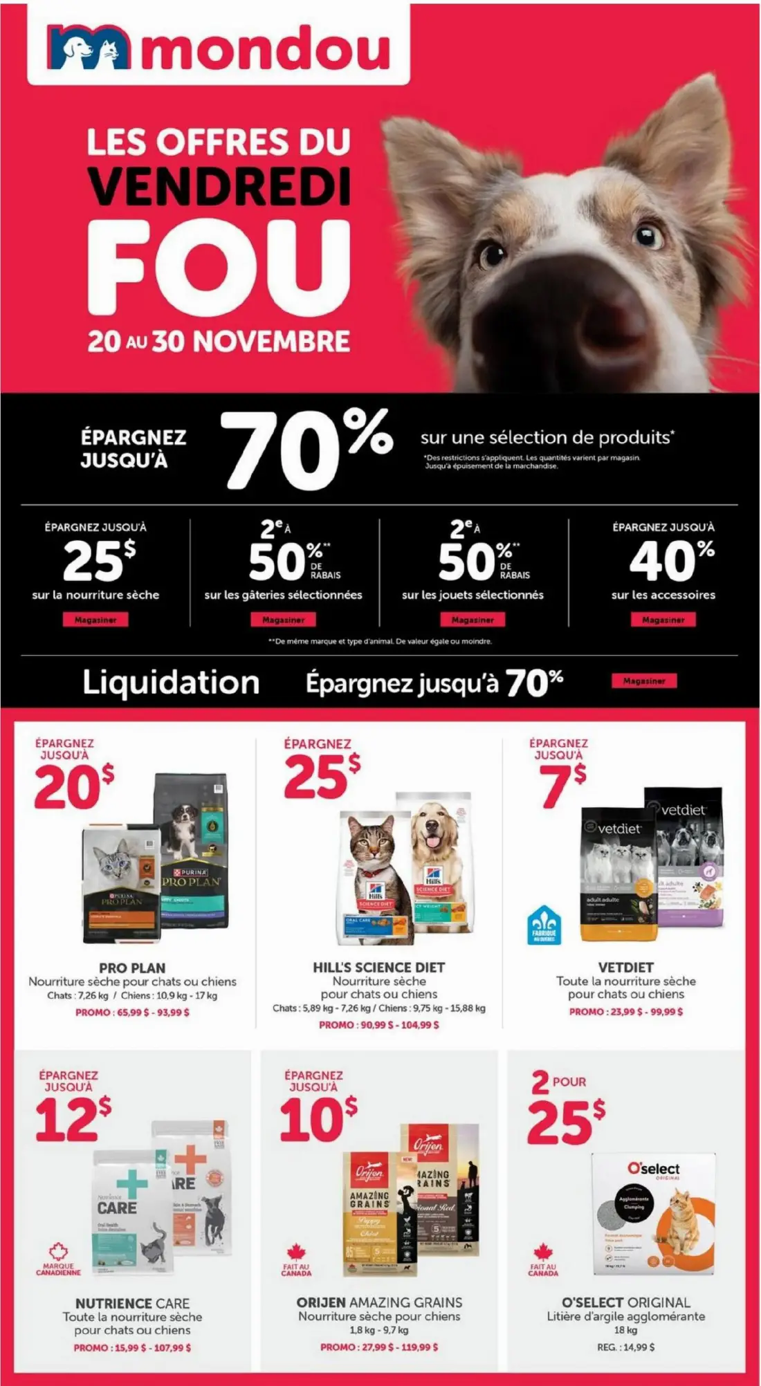 Circulaire Mondou - Promotions en cours
