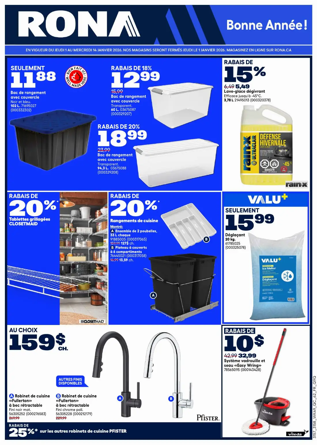 Circulaire Rona - Offres actuelles