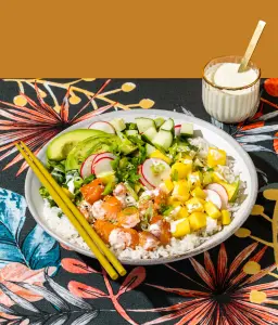 Bol printanier aux bonbons de saumon : une recette fraîche et facile