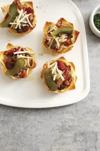 Bouchées de Wontons au Porc et Fromage: L'Apéritif Croustillant et Gourmand