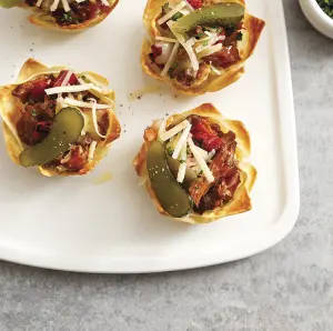 Bouchées de Wontons au Porc et Fromage: L'Apéritif Croustillant et Gourmand