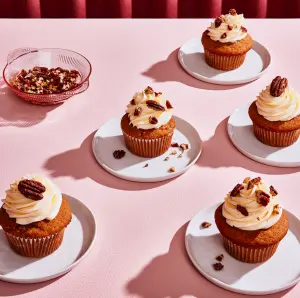 Cupcakes aux épices et aux pacanes