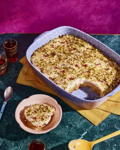 Eish el-saraya : dessert libanais crémeux au pain