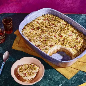 Eish el-saraya : dessert libanais crémeux au pain