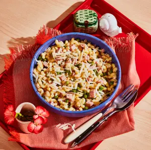 Macaroni au jambon et aux petits pois : le plat réconfortant par excellence