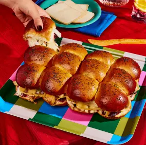 Mini-sandwichs au dindon et à la canneberge