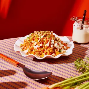 Salade de carottes râpées aux noix de Grenoble