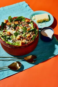 Salade de Lentilles Façon César : Un Repas Complet et Savoureux